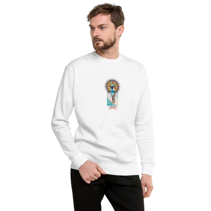 unisex premium sweatshirt white front 65fece7dba679